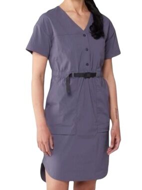 REI Co-op Sahara Utility Dress Size Small Hiking Activewear Vented Indigo